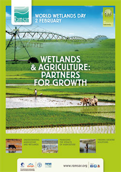 2014年世界湿地の日の冊子「湿地と農業」の表紙
